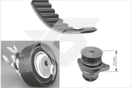 Водяной насос + комплект зубчатого ремня HUTCHINSON купить